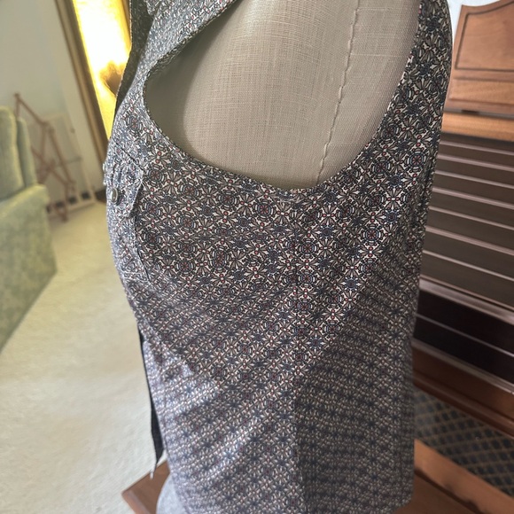 ROPER Wear The West Women’s Sleeveless Pearl Snap Button Down Top. Size Small - Picture 7 of 10